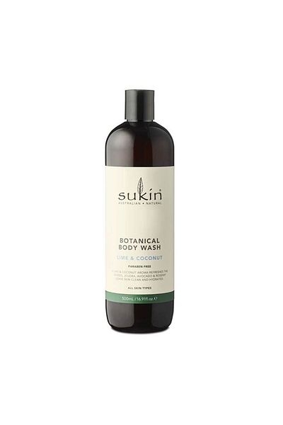 Sukin Botanical Body Wash Lime & Coconut, 500Ml