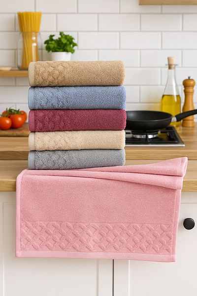 AYHANHOME 6-Piece Colorful Dowry Set 30X50 Kitchen Towel Set