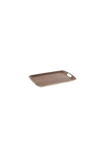 Secret de Gourmet Serving tray Acacia decoration, melamine, 32x26 cm