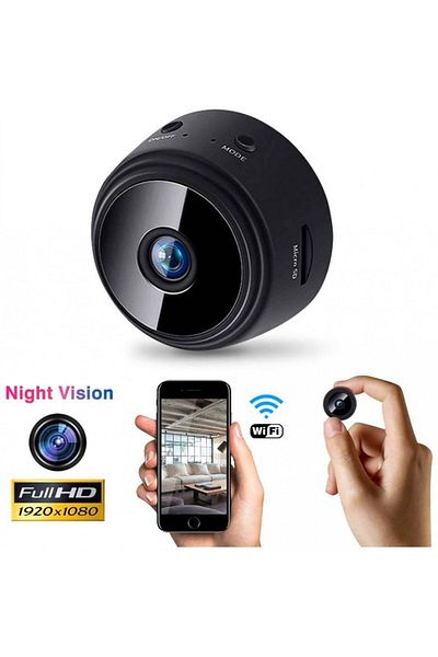 FOXMAG24 Spy Camera, 1080p, Audio-Video, Night Vision, Motion Sensors
