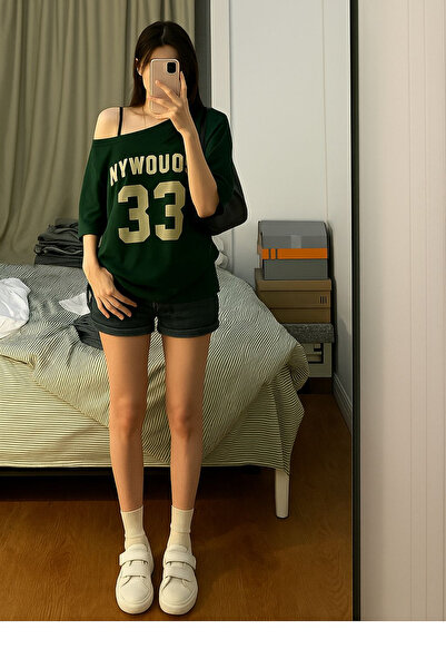 Keywest Тениска с щампа Kadi Oywouos с лодка и огърлица, 100% памук