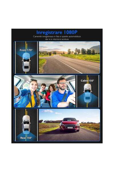 Loosafe Car Camera Triple DVR Loosafe Road Team Pro
