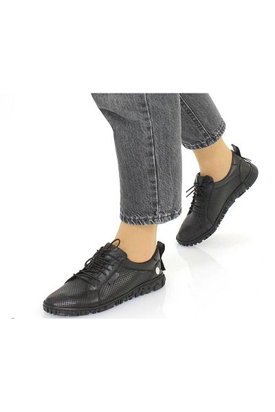 Mammamia 145 Pantofi de zi cu zi din piele naturală pentru femei D25YA-145-B