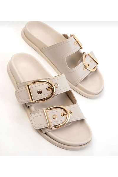 WOSSE Quality Double Buckle Comfortable Women's Slippers