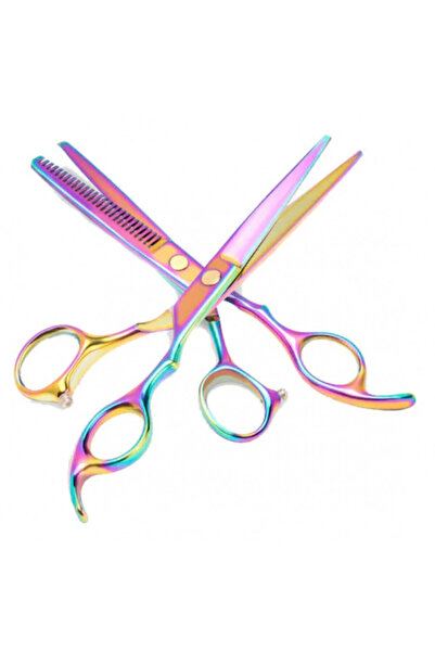 FOXMAG24 Set foarfeci frizerie 6", tăiere + subțiere, salon profesional