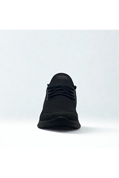 G CLASS Erkek Siyah Fileli Kaliteli Günlük Spor Ayakkabı-Kaydırmaz Rahat Taban