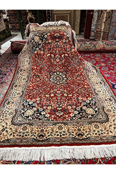 RD RAMAZAN DAĞ EL HALI SANATI El Dokuma Çin İsfahan Halısı Kaliteli Ürün Ebat...