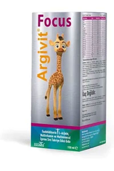 Argivit ArgiVite Focus Multivitamin Syrup for Children's Height Increase 150ml