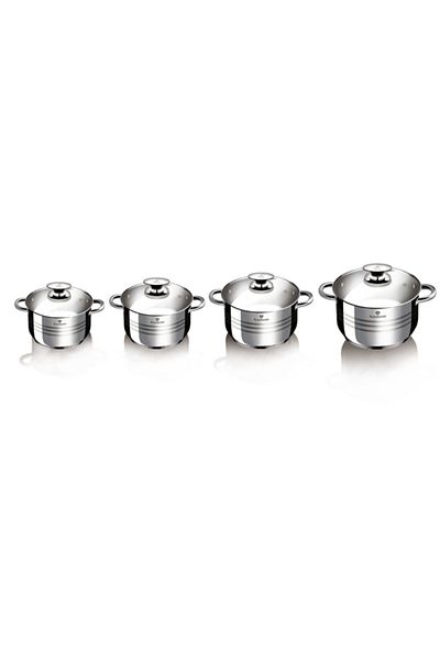 Blaumann Set of 8 stainless steel dishes Gourmet Line