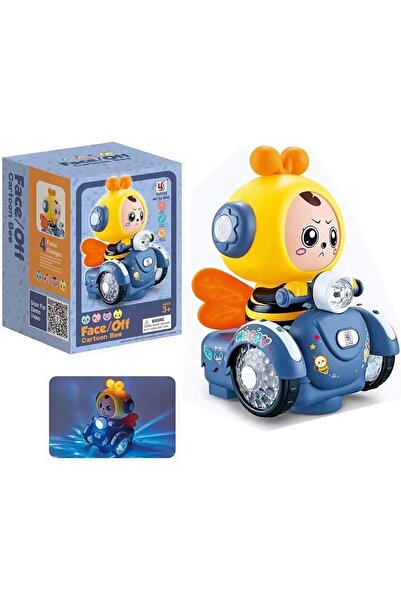 rexa لعبة النحل الراقص الكهربائي، مركبة احتكاكية، لعبة موسيقية وخفيفة، رسوم م...