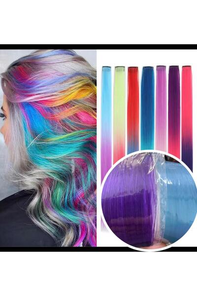 AresTokaAksesuar двуцветна закопчалка за коса аксесоар за коса тинсел коса