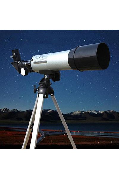 FOXMAG24 Telescop astronomic 360mm, focus rapid, prisme 90°, H20/H6, trepied aluminiu, argintiu
