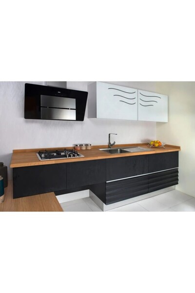 Promasif Ahşap Meşe Banyo Ve Mutfak Tezgahı ( Kalınlık: 38 mm.- Genişlik: 640...