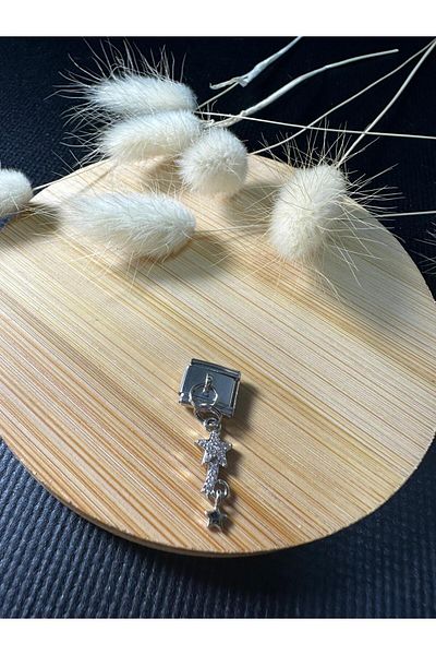 Mutenaura Stainless Steel Nomination Charm