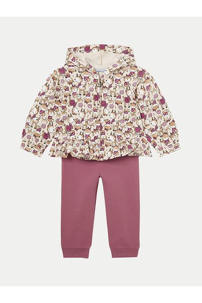MAYORAL Girl Tracksuit 2824 Pink
