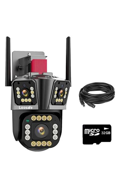 Loosafe P30 Pro Wifi Triple Surveillance Camera