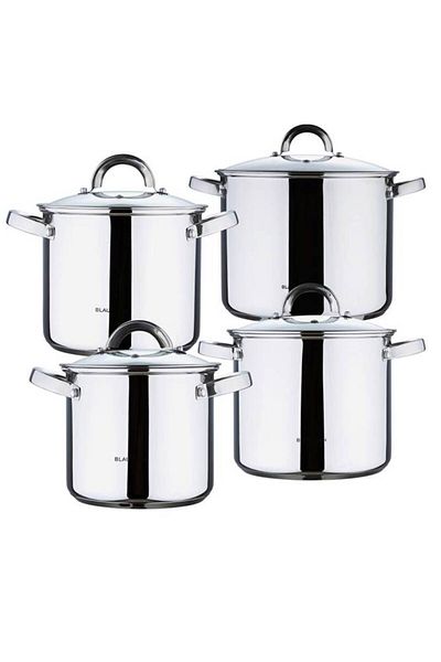 Bergner Stainless steel cookware set 8 pcs