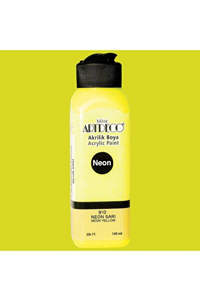 Artdeco Akrilik Boya 140ml Neon Sarı 910