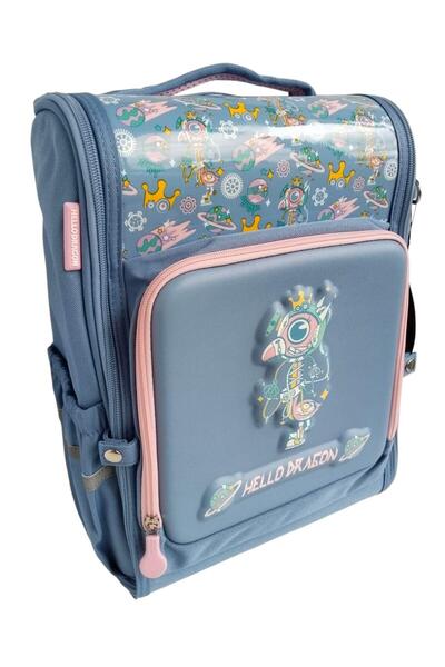 HELLO DRAGON School Bag Model 7 Light Purple Cn0