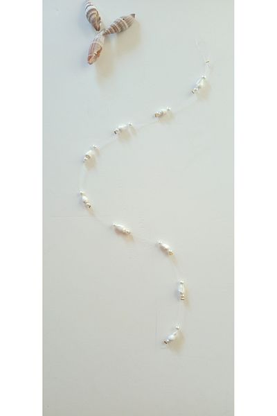 tutu tasarım alaçatı Hair Bead Sea Shell and Pearl Model