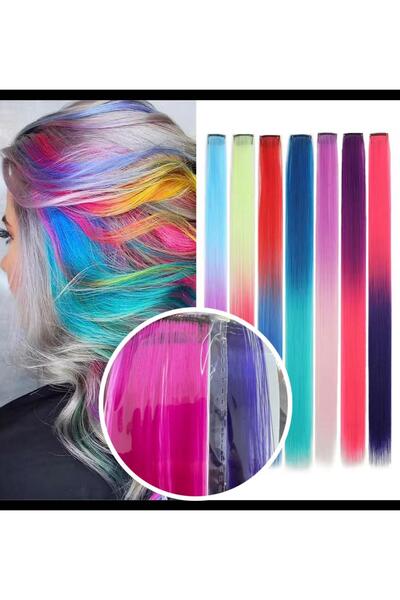 AresTokaAksesuar двуцветна закопчалка за коса аксесоар за коса тинсел коса