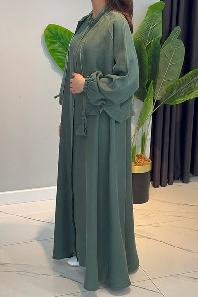 Ceremony Button Short Jacket Dress Suit 5990 Tourmaline Green