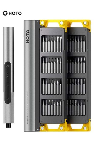 hoto Electric Precision Screwdriver Master Set (56 Bits) – 3 Torque Settings, Brushless Motor