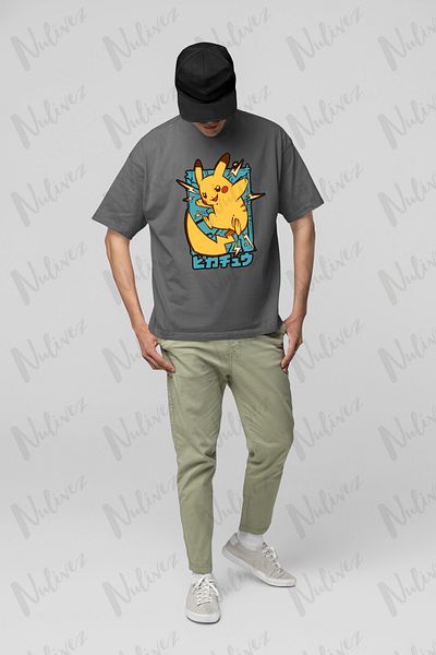 Nulivez Anime Printed High Quality Compact Unisex Oversize T-Shirt