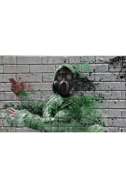 media Fototapet autocolant Grafiti cu masca, 250 x 200 cm