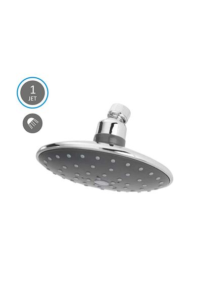 Feridras Difuzor rotund pentru duș fix, cromat ABS, 16 cm