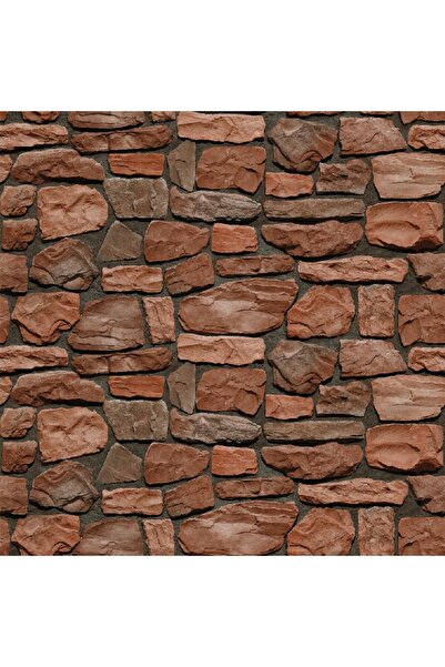 media Photo wallpaper Dark brown stone wall, 200 x 150 cm