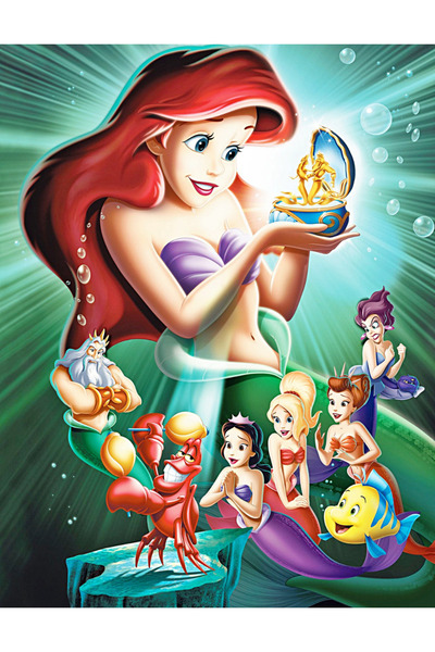 media Little Mermaid Ariel Sticker, 135 x 225 cm