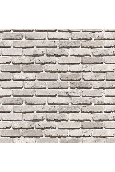 media Photo wallpaper Grey brick wall, 350 x 250 cm