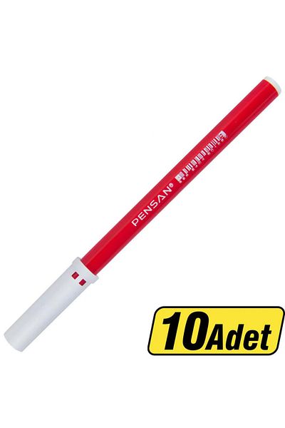 Pensan Foam Pen Red 10 Pack 3003