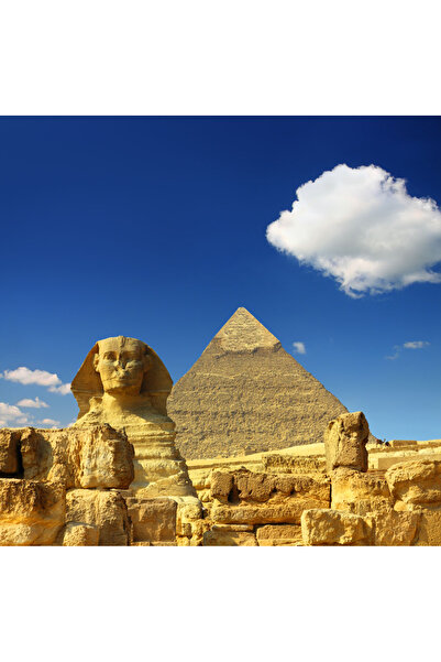 media Fototapet de perete autoadeziv si lavabil Piramida Keops, 135 x 225 cm
