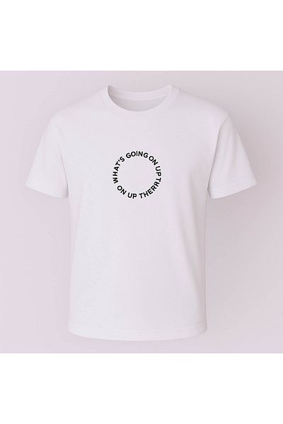 trender Going on up Print White Men's T-Shirt