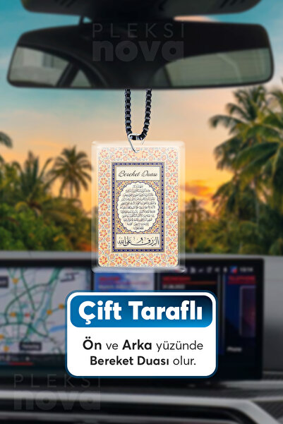 Pleksinova Bereket Duası Araba Süsü Dikiz Aynası Süsü Araba Hediyesi