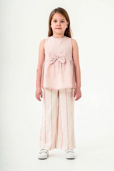 My Hanne Ribbon Detailed Girl's Suit 3834