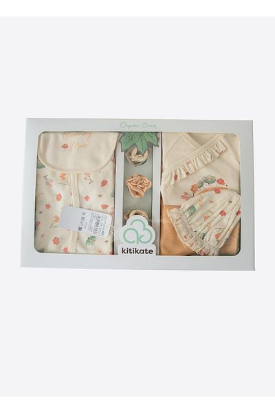 kitikate Organic Flowers 10-Piece Hospital Discharge Set Natural