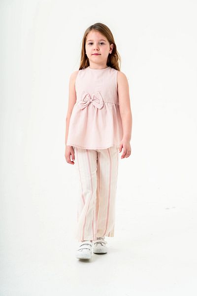 My Hanne Ribbon Detailed Girl's Suit 3834