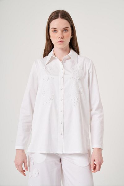 OMELYA OE25Y939713 Cămașă OMELYA BRODATĂ