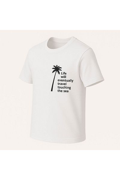 trender Life Will Print White Men's T-Shirt