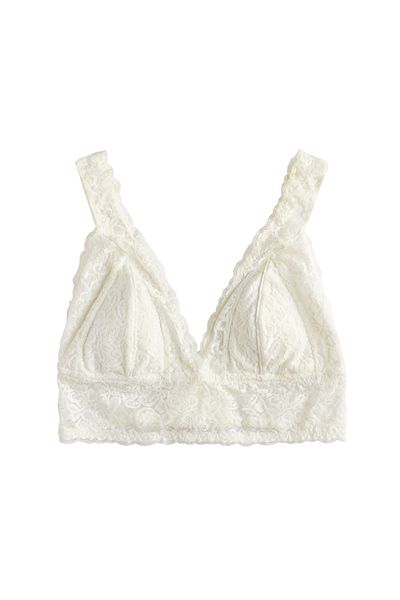 Peachez The Edie Eco recycled lace Bralette - Ivory