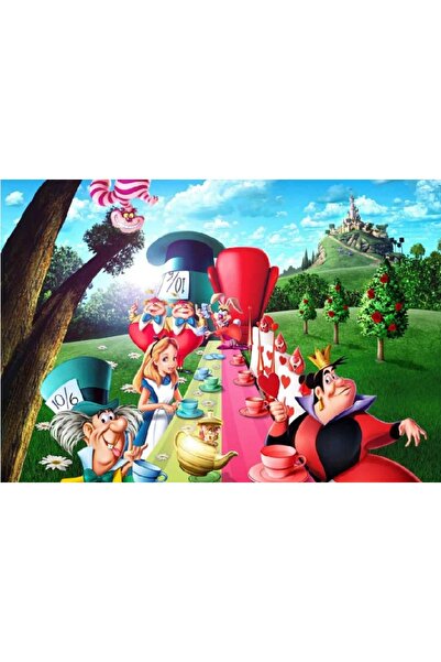 media Autocolant Alice in Tara minunilor, 220 x 135 cm