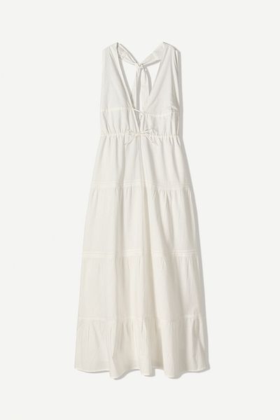 Bershka Halterneck midi dress