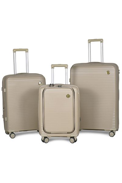 Shihon Shehyoun 3-Piece Anti-Shatter Luggage Set