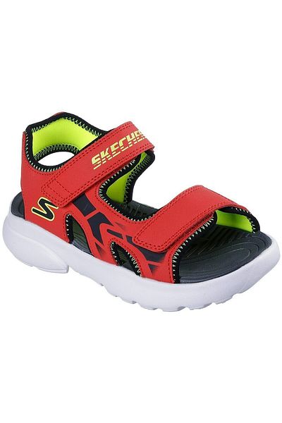 SKECHERS Sandály Skechers Razor Splash - Aqua, Červené, Dětské