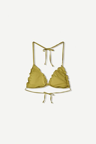 Bershka Curly bikini top