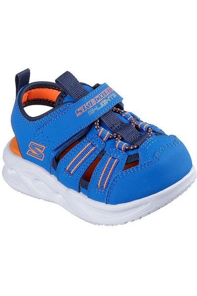 SKECHERS Sandály Skechers Sola Glow Sandal-hyp, Modré, Dětské