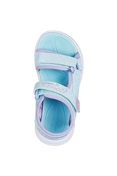 SKECHERS Sandály Skechers Sola Glow Sandal, Modré, Dětské
